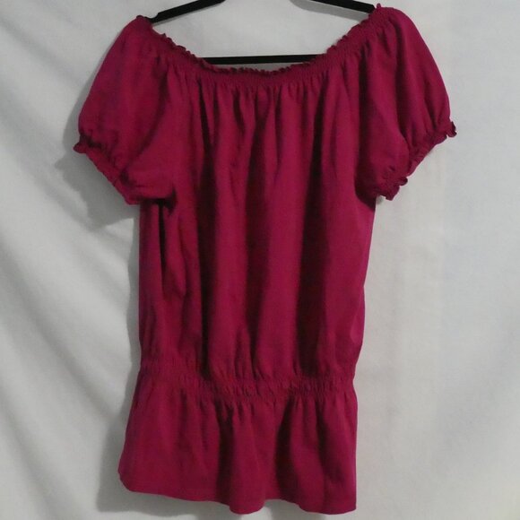 CROFT & BARROW Stretch | large | Women's Pink Blouse - Picture 2 of 16